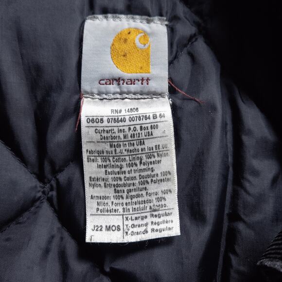 Carhartt Men’s Detroit Vintage Work Jacket Artisanal Utilitywear USA Made XL - Picture 16 of 16